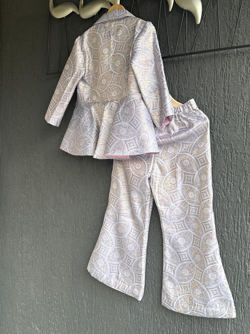 Lavendar Brocade Cord set