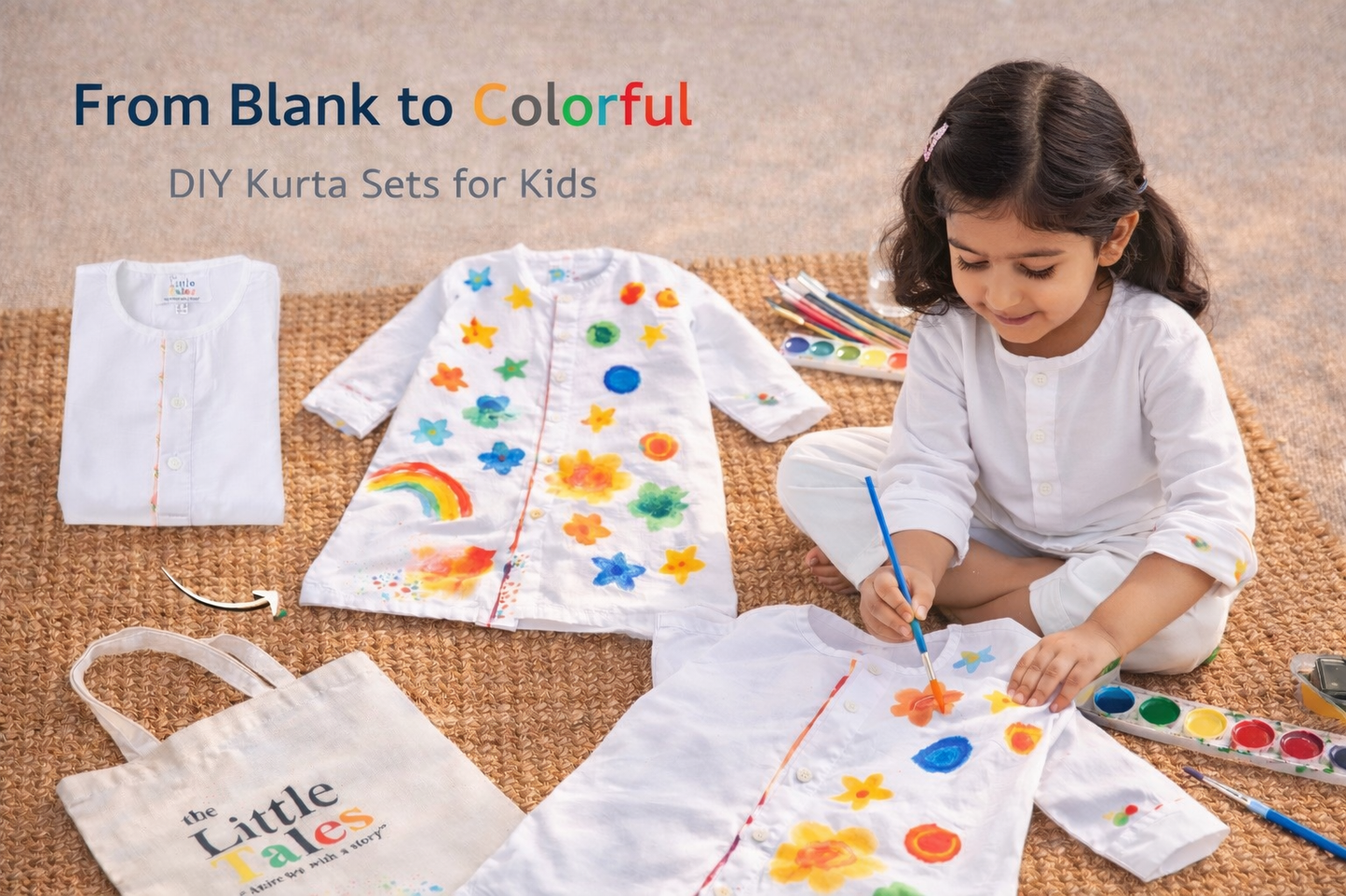 DIY kurta with paint set