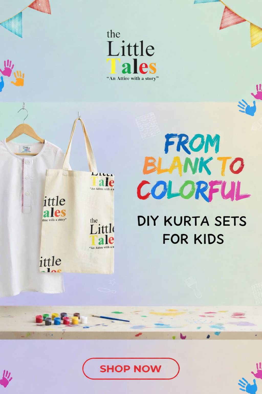 DIY kurta with paint set