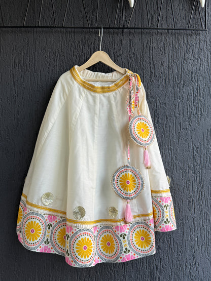 Sunflower charm  lehnga choli set