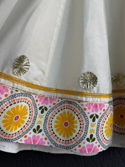Sunflower charm  lehnga choli set