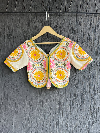 Sunflower charm  lehnga choli set