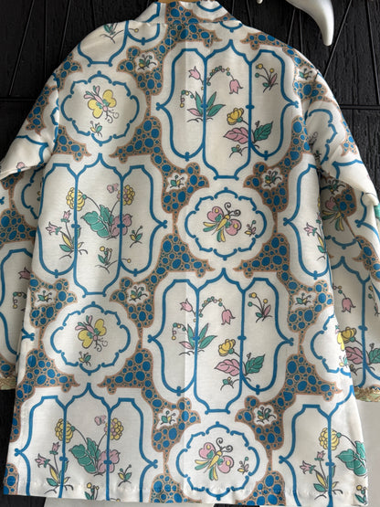 Butterfly print kurta set