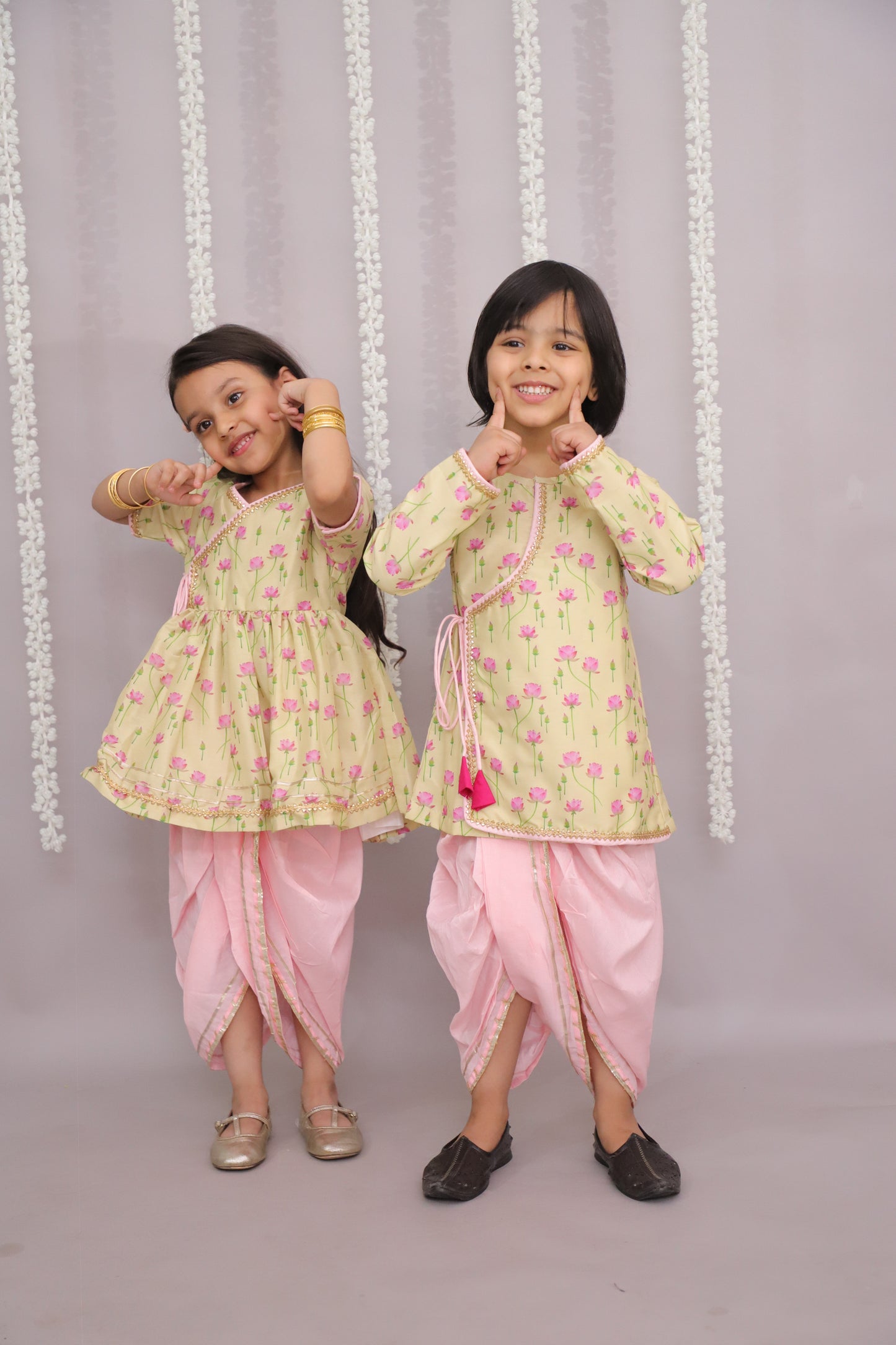 lotus print angrakha set (Sale)