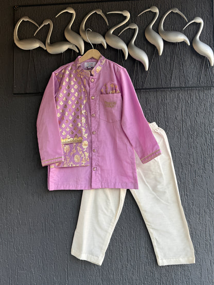 Lavendar Kurta set (MAASI KI SHAADI )