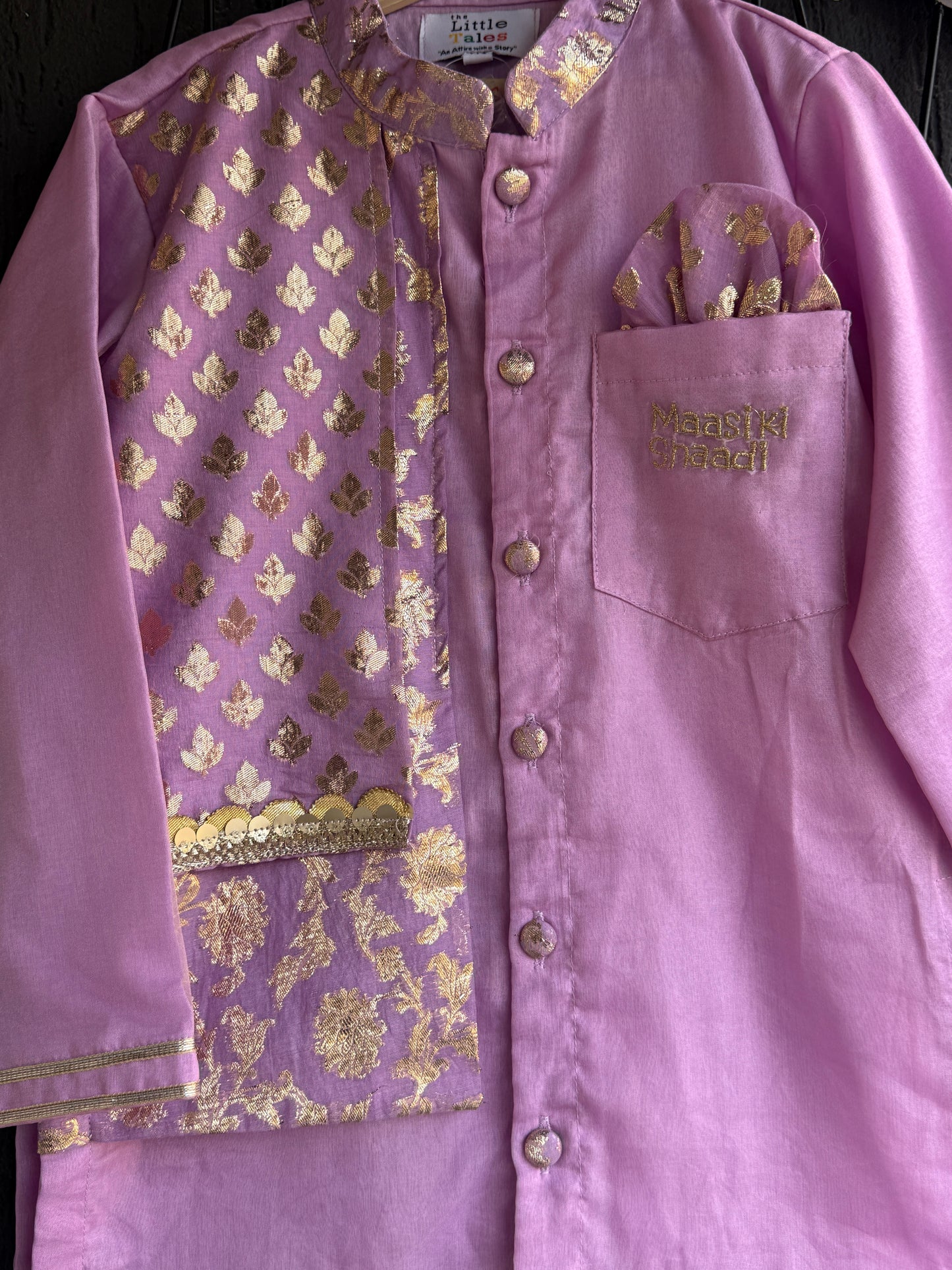 Lavendar Kurta set (MAASI KI SHAADI )