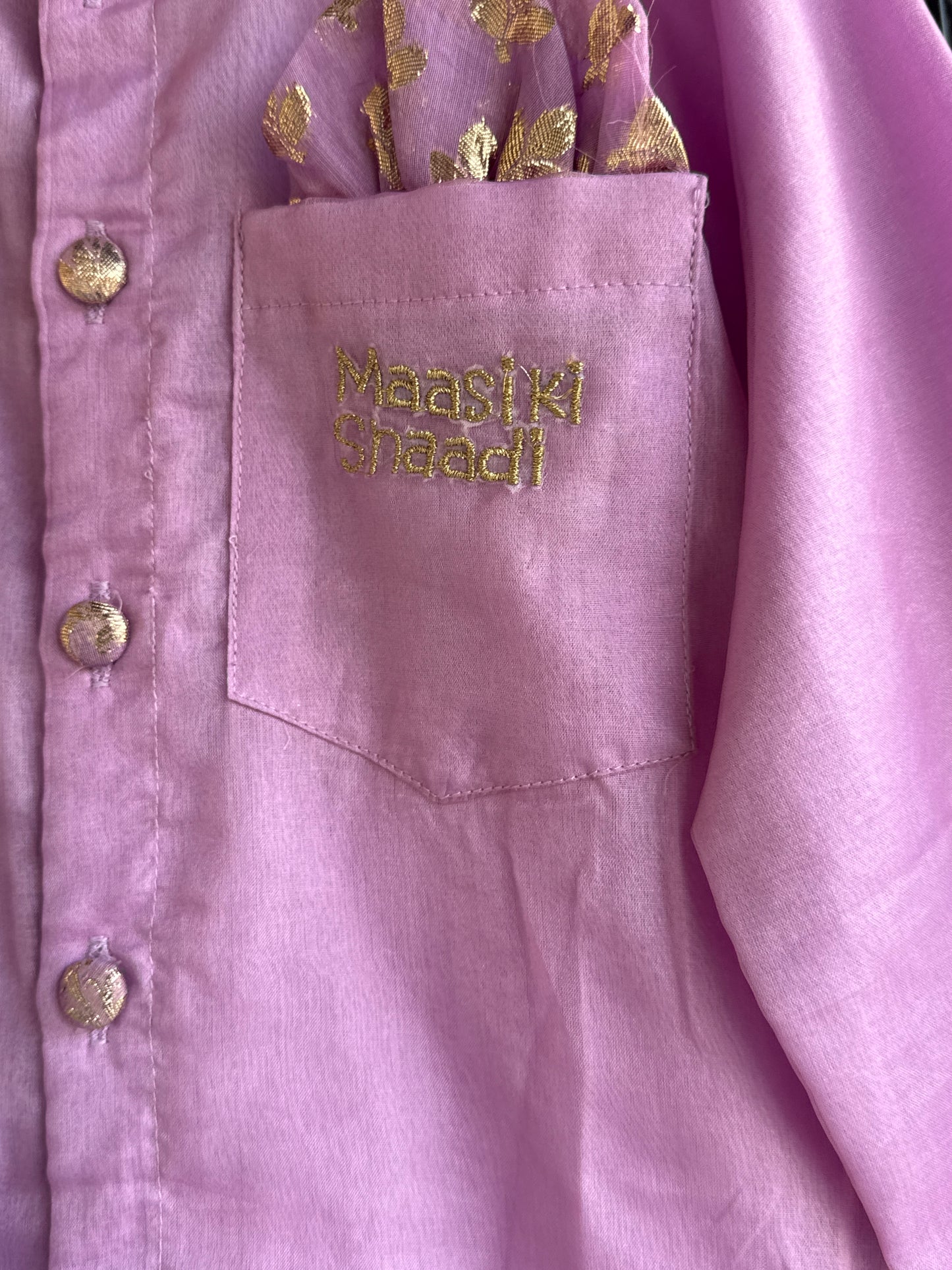 Lavendar Kurta set (MAASI KI SHAADI )