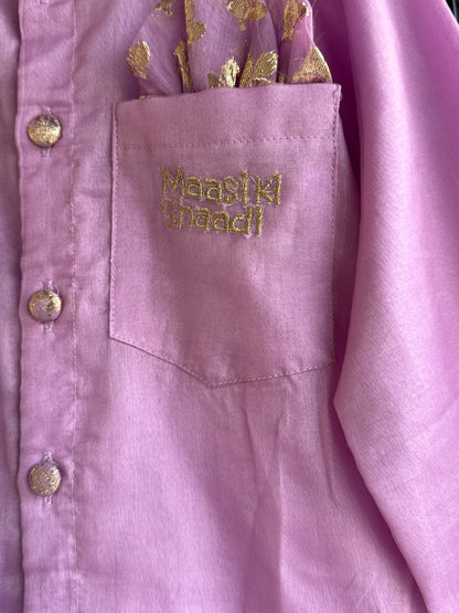 Lavendar Kurta set (MAASI KI SHAADI )