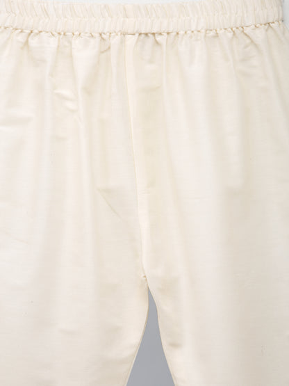 Pastel Pink  kurta with Attached Jacket and Pyjama