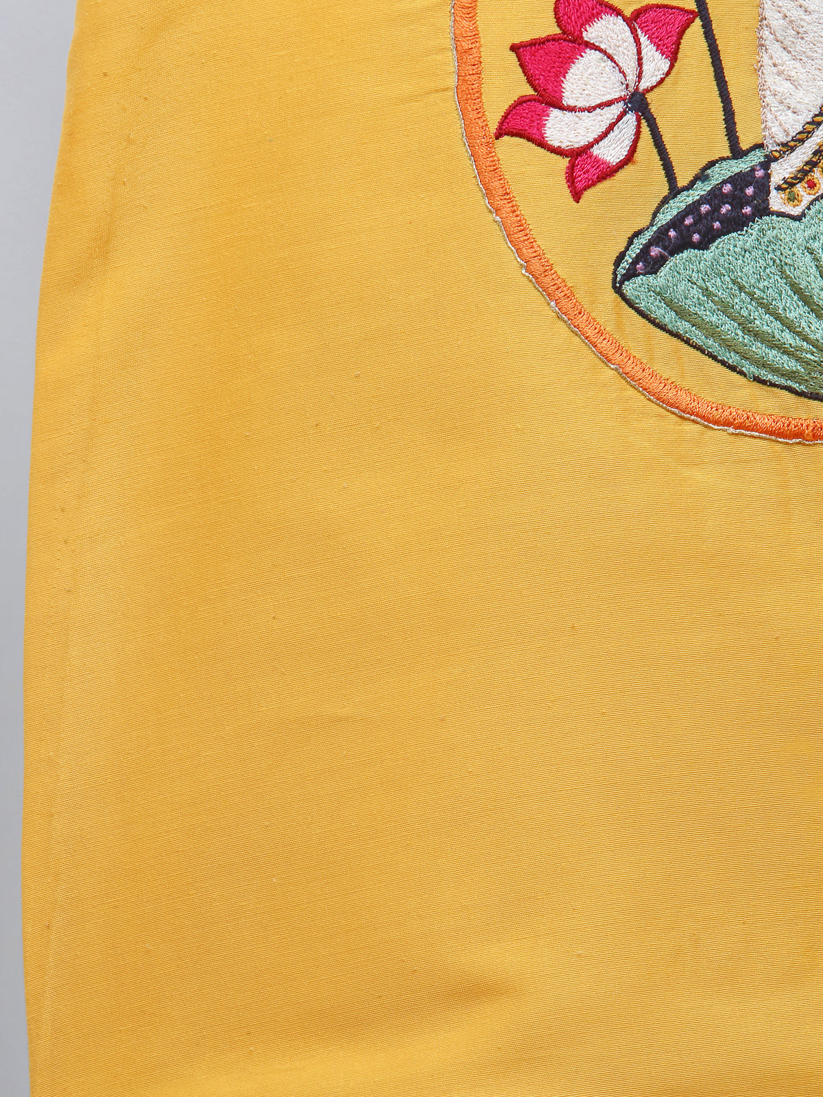 Pichwai embroidered Kurta Dhoti