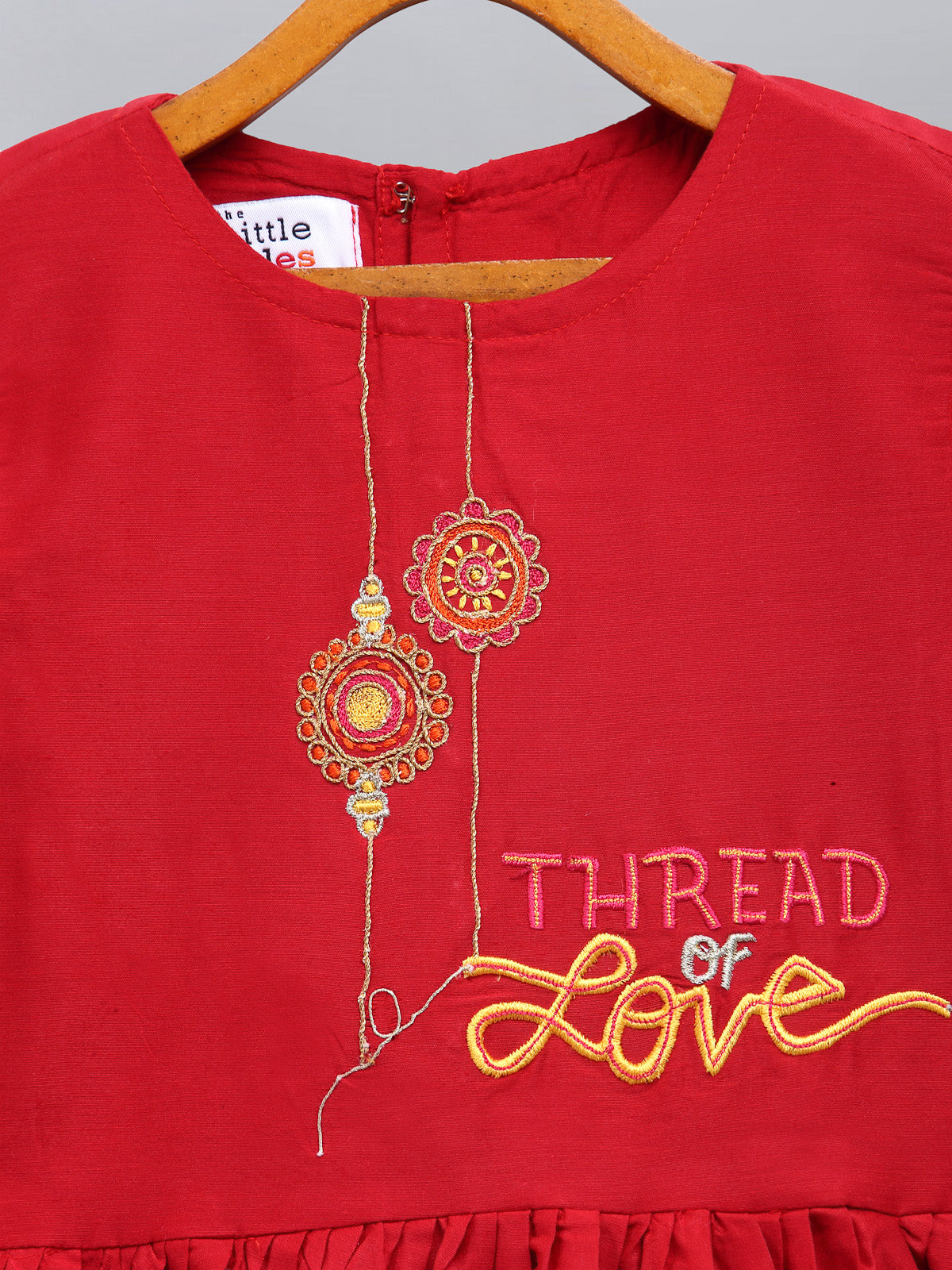 Thread of Love peplum kurta with Dhoti set